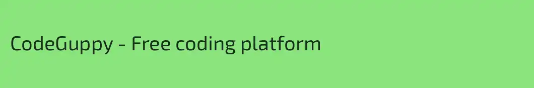 CodeGuppy - Free coding platform